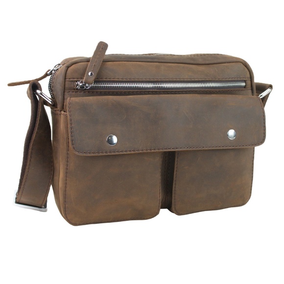 Leather Casual Messenger Bag LM09VD
